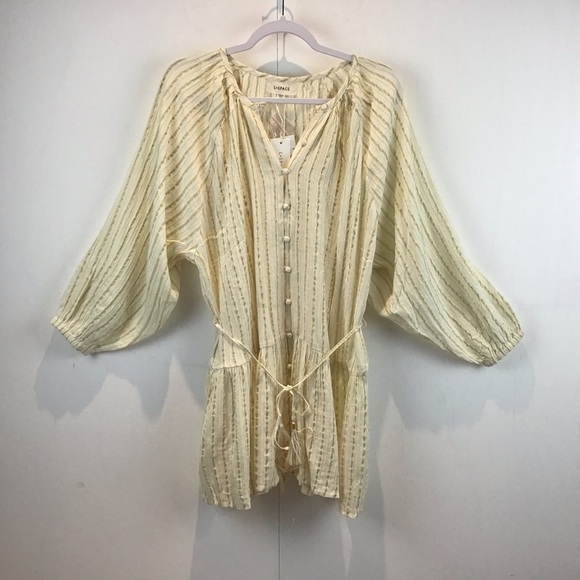 L*space
VIDA DRESS swim coverup Gold Coast yarn-dye stripe print Size Smalll NWT - Picture 4 of 12